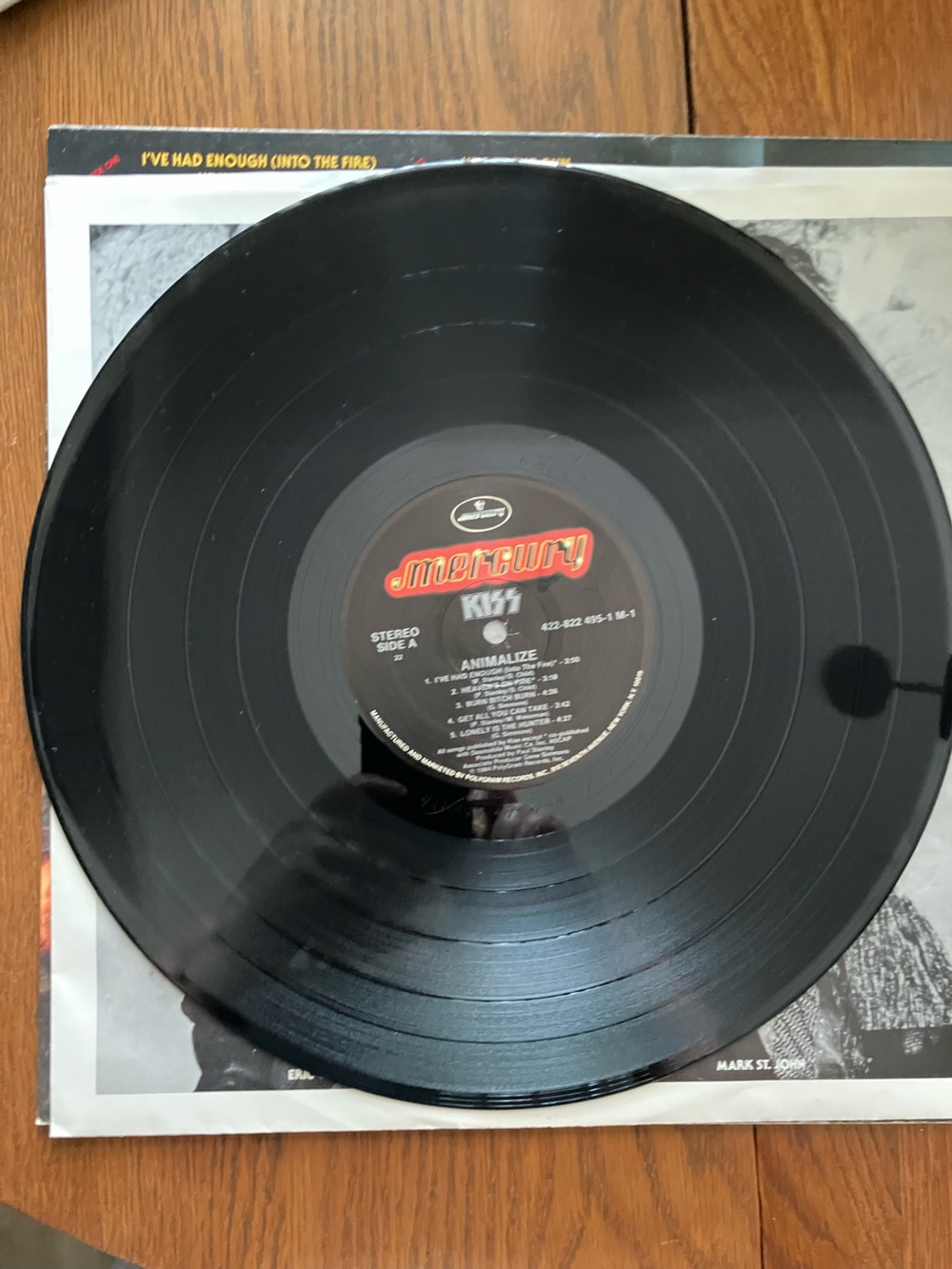 Vintage 1984 KISS “Animalize” #422-822495-1 M1 1st Pressing Vinyl - Picture 5 of 8